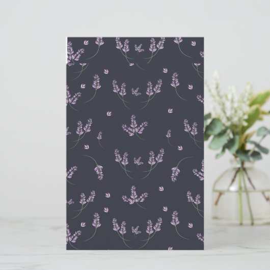 Lavender Sprigs Soap Wrap (Staand voorkant)