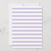 Lavender Starfish Wedding Save the Date (Achterkant)