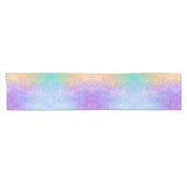 Lavender Sunrise Pastel Neon Alcohol Inkt Abstract Korte Tafelloper (Horizontaal)