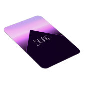 Lavender Sunset Flexible Photo Magnet Magneet (Rechterzijde)