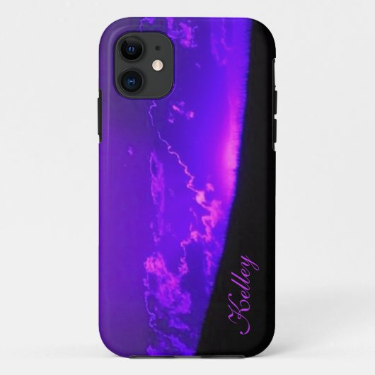 Lavender Sunset iPhone 5 Coque *Personnalisez* (Dos)
