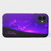 Lavender Sunset iPhone 5 Coque *Personnalisez* (Dos (Horizontal))