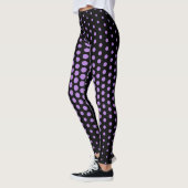 Lavender Techno Dot Pattern Leggings (Links)