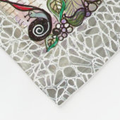 Lavender Tree Blanket Fleece Deken (Hoek)