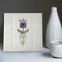 Lavender Tulip Wall Decor Nouveau Art Deco Gibbons