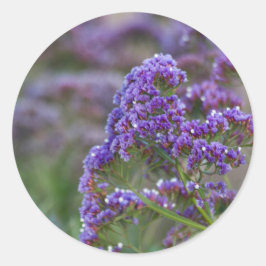 Lavender van de oceaan ronde sticker