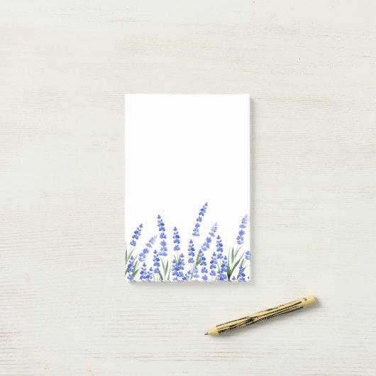 Lavender-veld Post-it® Notes (Op bureau)