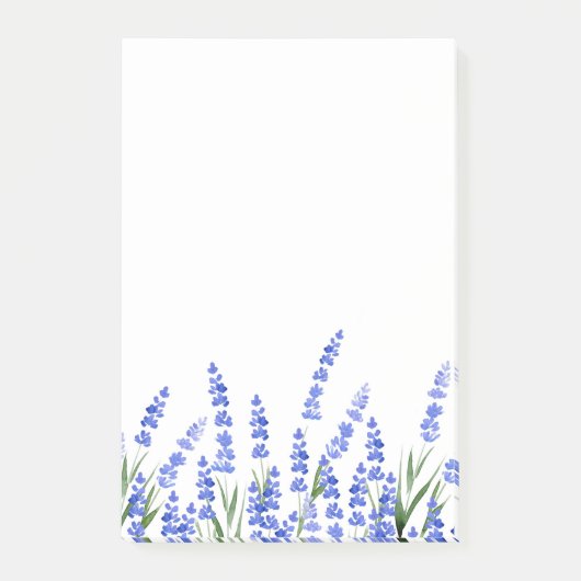 Lavender-veld Post-it® Notes (Voorkant)