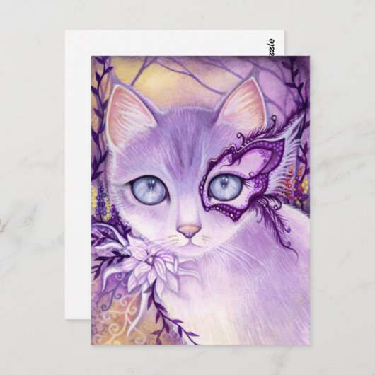 Lavender Venice Night - Carte postale (Devant / Derrière)