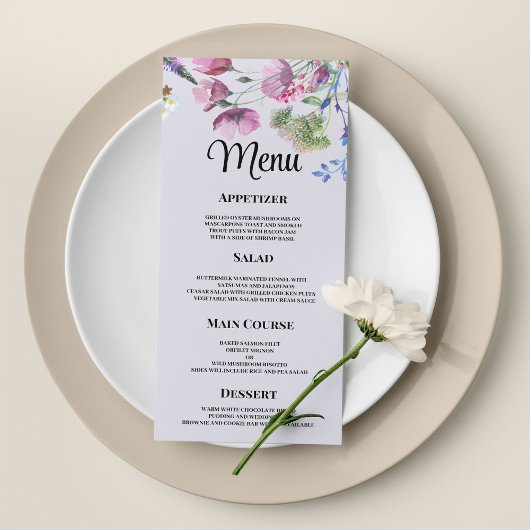 Lavender violet fleur sauvage printemps Menu de ma