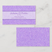 Lavender Visitekaartje (Voorkant / Achterkant)