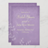 Lavender  Vrijgezellenfeest Kaart (Voorkant / Achterkant)