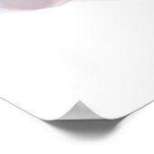 Lavender Watercolor Abstract Welcome Poster (Coin)