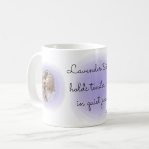 Lavender Waterverf Poodle Twee-Foto Gepersonalisee Koffiemok
