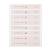 Lavender Weddenschap Uitnodiging omwikkellabel (Vel)