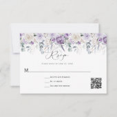 Lavender White Peonies Roses Floral (Voorkant)