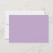 Lavender White Peonies Roses Floral Save The Date (Achterkant)