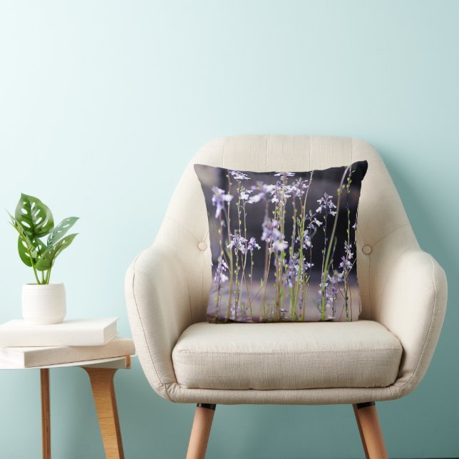 Lavender Wildbloemen Kussen (Stoel)