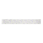 Lavender Wildflower Floral Pattern Ribbon Lint (Voorkant)