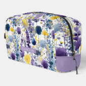 Lavender Wildflowers Floral Personalized Toilettasje (Rechterhoek)