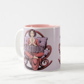 Lavender Wine Affirmation Meditation Mug (Devant gauche)
