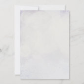 Lavender Wisteria Floral Arch Wedding Invitation (Dos)