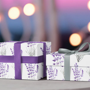 Lavender Wrapping Paper Sheets