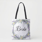 Lavender Yellow Rose en Eucalyptus Draagtas (Voorkant)