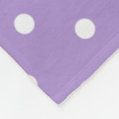 Lavender & zwarte strepen Tiffany's Fleece Blanket (Hoek)