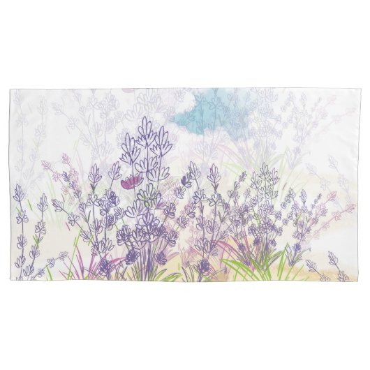 Lavenderbloem Kussensloop (Voorkant)