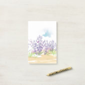 Lavenderbloem Post-it® Notes (Op bureau)