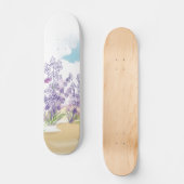 Lavenderbloem Skateboard (Voorkant)
