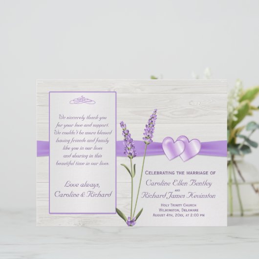 Lavenderbloemen, harten van het houtwuwprogramma (Staand voorkant)