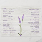 Lavenderbloemen, harten van het houtwuwprogramma (Achterkant)