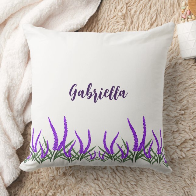 Lavenderbloemen Kussen (Deken)