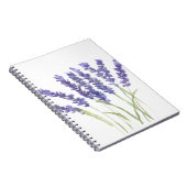 Lavenderbloemen Notitieboek (Rechterzijde)
