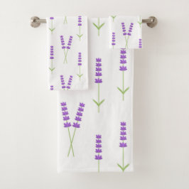 Lavenderbloemen Zwellensstel Bad Handdoek