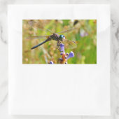 Lavenderbloemlibrie Rechthoekige Sticker (Tas)