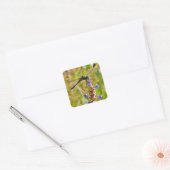 Lavenderbloemlibrie Vierkante Sticker (Envelop)