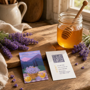 Lavenderhoningboerderij Bloemrijke Berg QR-code Visitekaartje
