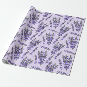 Lavenderpatroon Cadeaupapier
