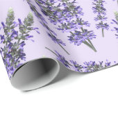 Lavenderpatroon Cadeaupapier (Rol Hoek)