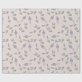 Lavenderpatroon Cadeaupapier (Vlak)