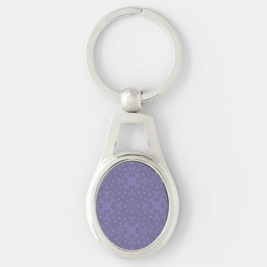 Lavenderpatroon Sleutelhanger (Voorkant)