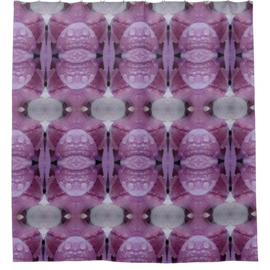 Lavenders Ikat 4 Douchegordijn (Voorkant)