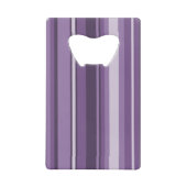 Lavenderstrepen Kredietkaart Flessenopener (Voorkant)