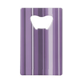 Lavenderstrepen Kredietkaart Flessenopener (Achterkant)
