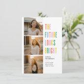 L'Avenir Coloré Semble Clair Faire-part Grad (Debout devant)