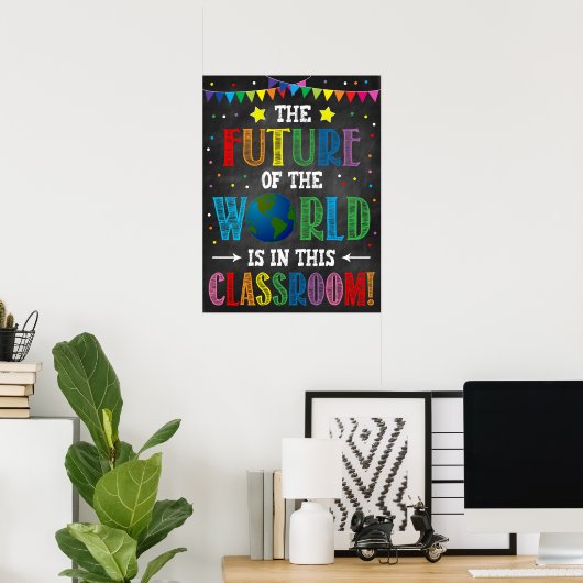 L'Avenir Dans Cette Affiche En Classe (Bureau à domicile)