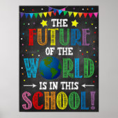 L'Avenir Du Monde Dans Cette Affiche D'École (Devant)